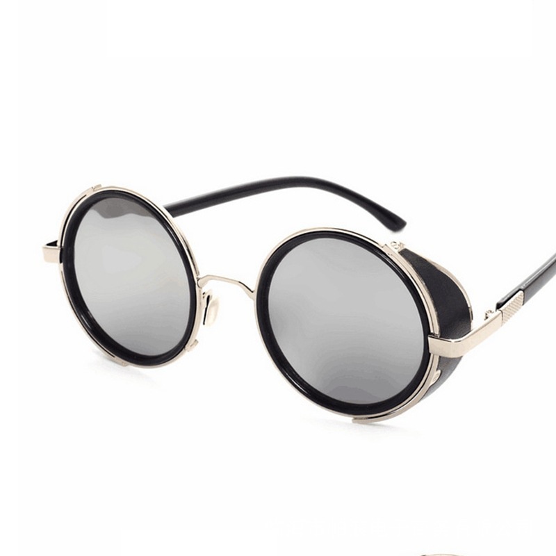 Round Retro Sunglasses Fashion UV Protection Sunglasses - Image 2