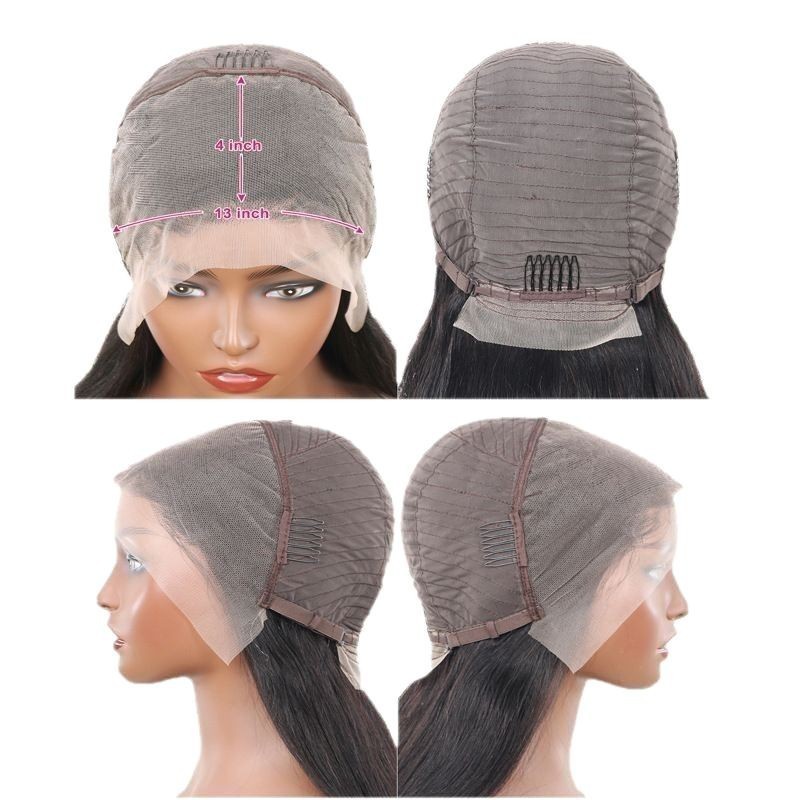 13x4 Straight Lace Front Wig Human Hair - Image 4