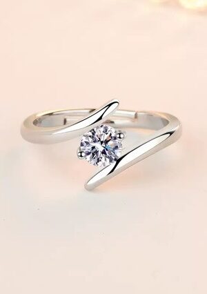 Mozanite Wheel Of Fortune Ring For Women