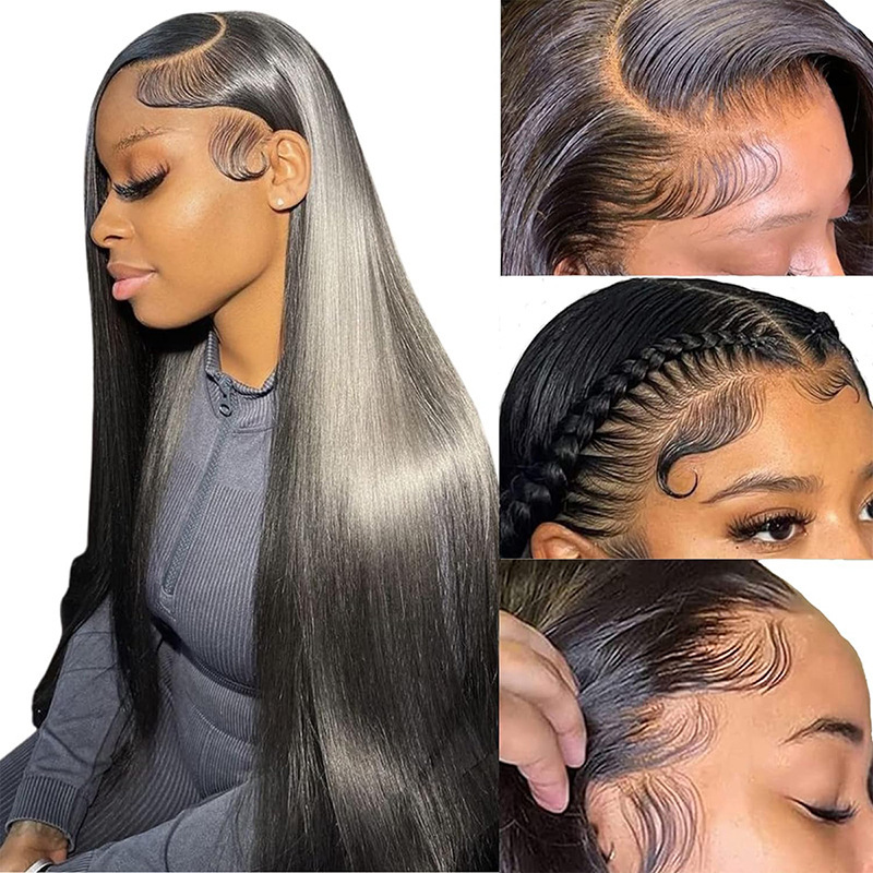 13x4 Straight Lace Front Wig Human Hair - Image 2