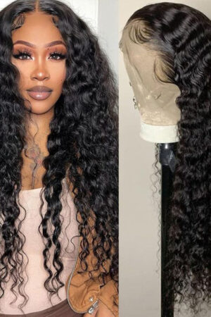 12a Water Wave Human Hair 13x4 Lace Front Wig
