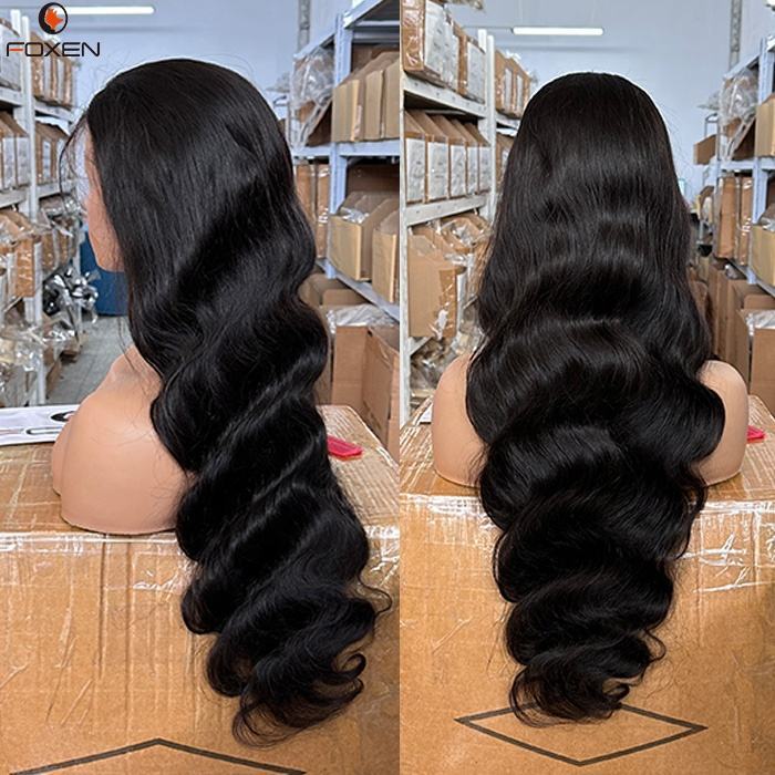 Wig Human Hair Body Wave Lace Front Wigs Wholesale Glueless Hd Lace Frontal Wigs For Black Women - Image 4