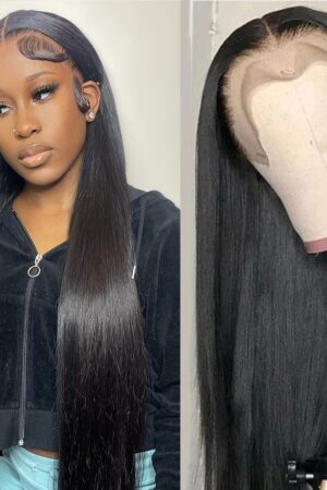 Real Human Hair Wig Lace Hair Set 9a Hair Quality Straight Hair