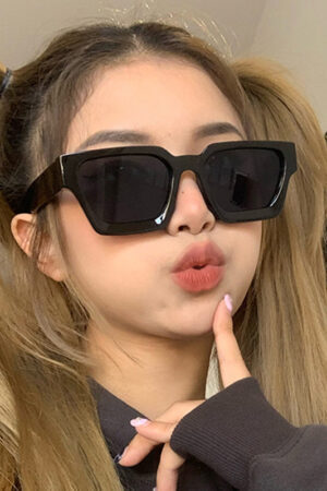 Retro Square Sunglasses For Women