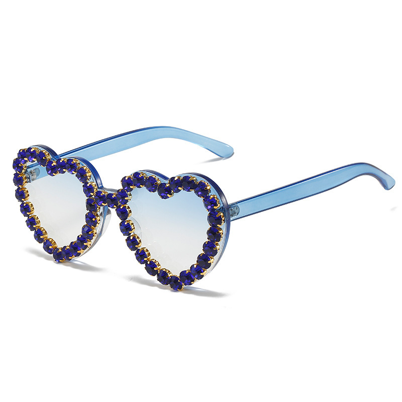 Fashionable All-match Peach Heart Sunglasses For Women - Image 6