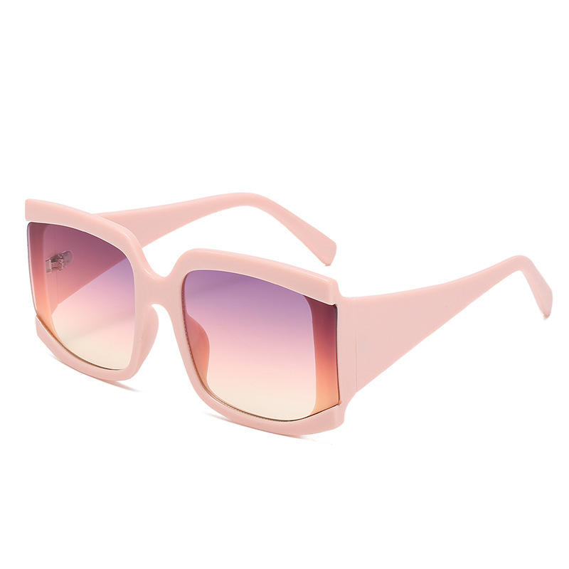 Square Large Frame Sunglasses Fashion Trend Sunglasses - Image 7