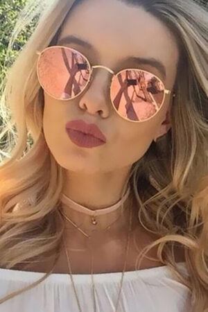 Metallic sunglasses