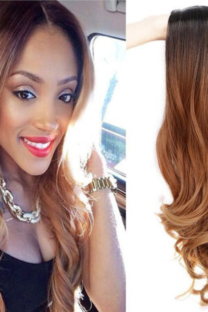 Wig foreign trade wig female gradient chemical fiber wig wig