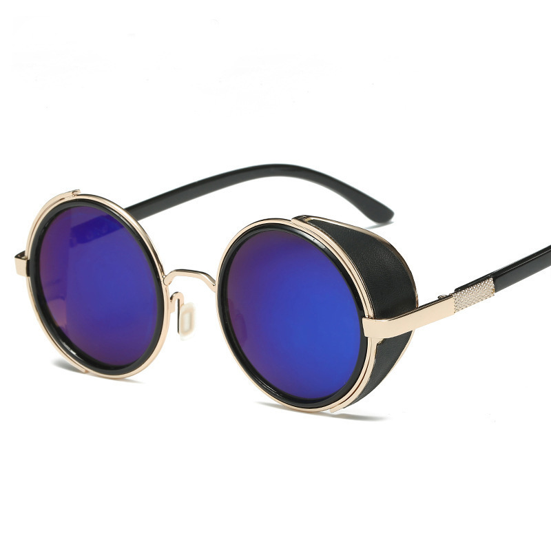 Round Retro Sunglasses Fashion UV Protection Sunglasses - Image 5