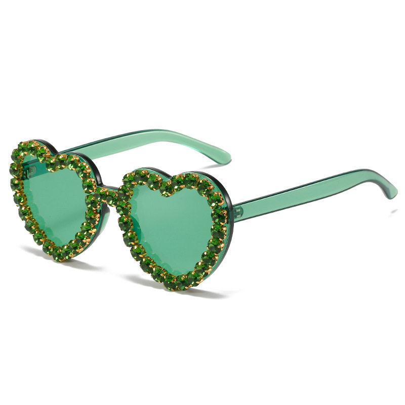 Fashionable All-match Peach Heart Sunglasses For Women - Image 9