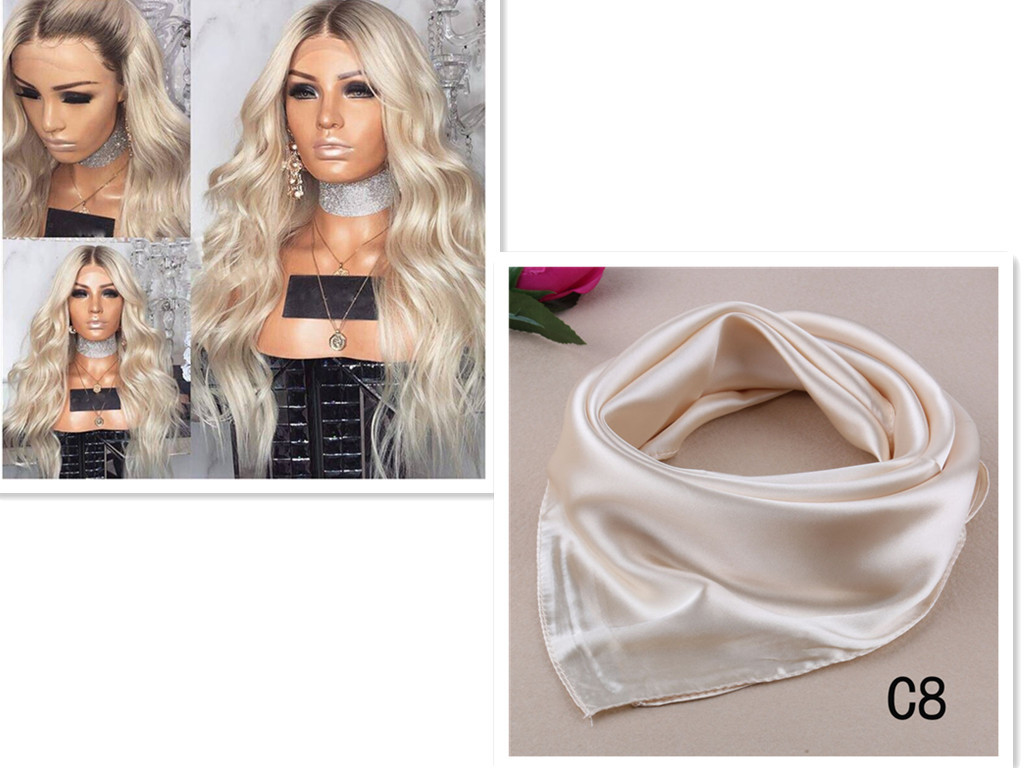 European and American blonde long curly wigs - Image 5