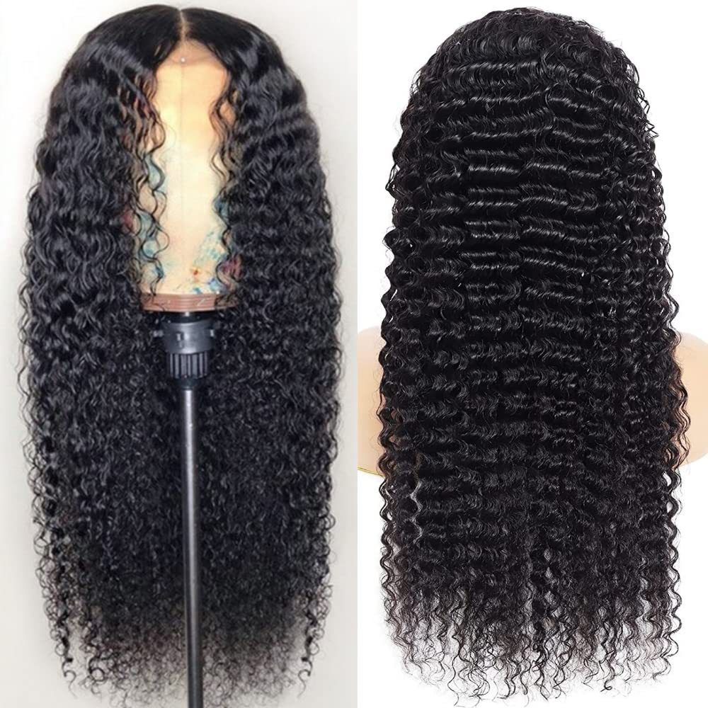 Front Lace Human Hair Wig Deep Wave Human Wigs - Image 5