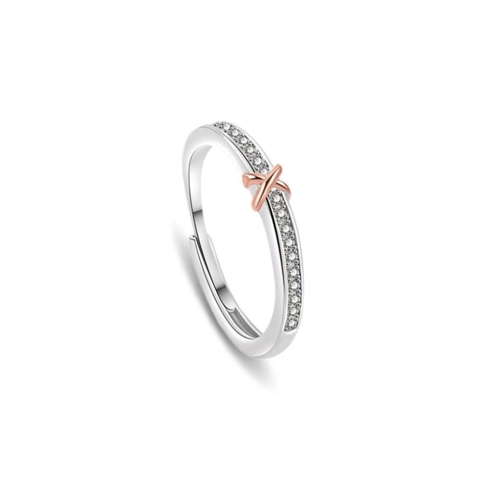 Eternal Knot Couples Ring Niche Designer Style Light Luxury Fashionable Adjustable - Image 6