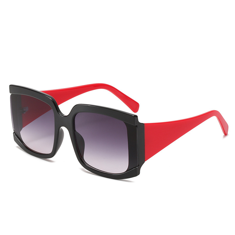 Square Large Frame Sunglasses Fashion Trend Sunglasses - Image 4