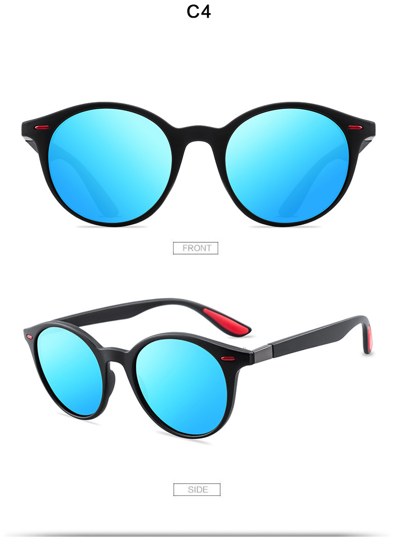 P26 Polarized Sunglasses Round Sunglasses Polarized Male Drivers Driving Sunglasses - Image 8