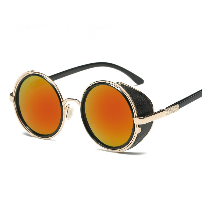 Round Retro Sunglasses Fashion UV Protection Sunglasses - Image 3