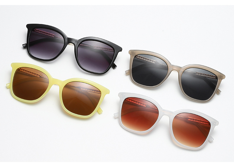Metal Hollow Sunglasses Vintage Street Shot Sunglasses - Image 7