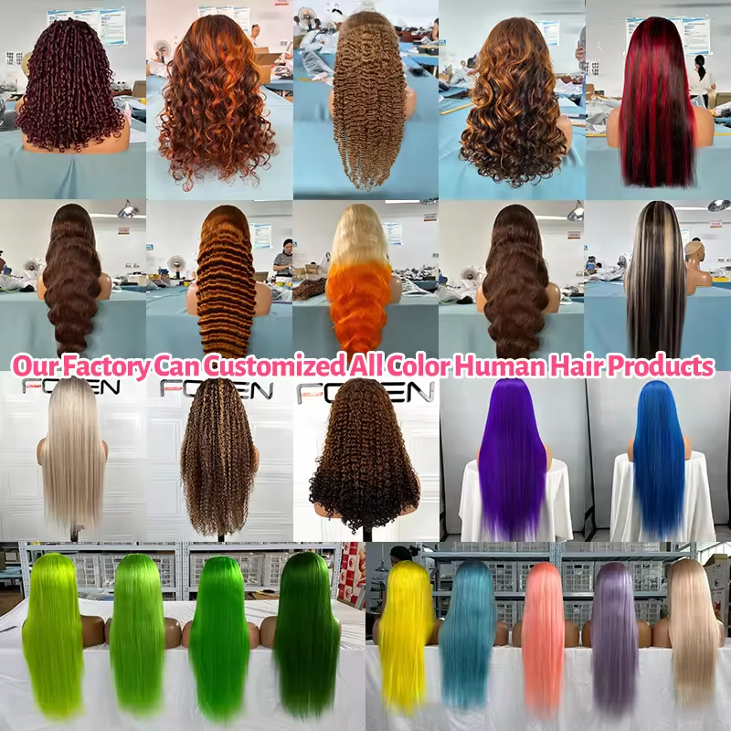 13x6 Human Hair Lace Wig, High-Definition Burgundy Lace Wig, Human Hair With Aligned Cuticle Layer, Indian Hair Wig - Image 5