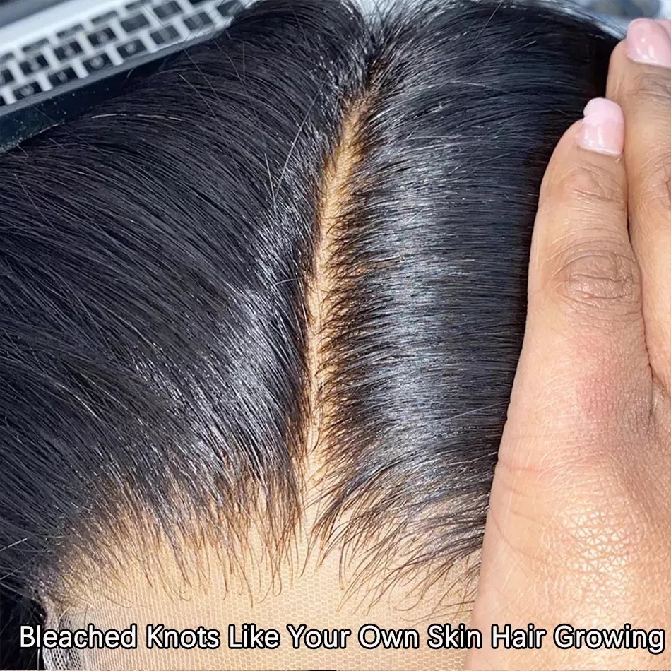 6x4 Density Virgin Human Hair Wigs For Black Women Vietnamese Raw Hair Transparent Lace Front Pre-Plucked Bleached Knots - Image 4