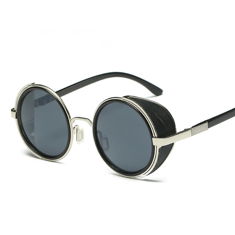 Round Retro Sunglasses Fashion UV Protection Sunglasses - Image 4