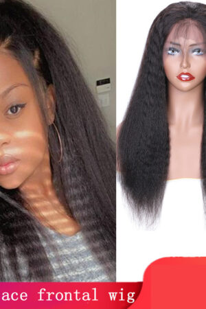 Yaki 13x4 Lace Frontal Wig Kinky Straight