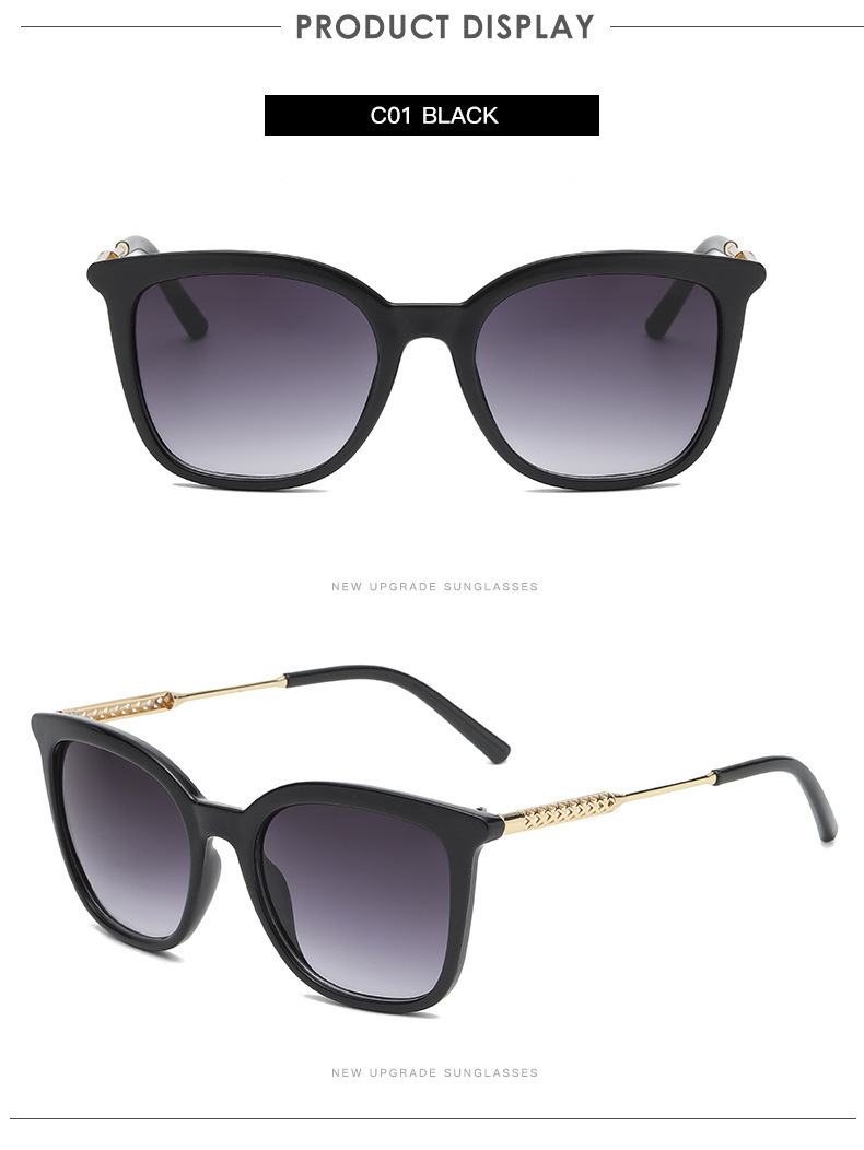Metal Hollow Sunglasses Vintage Street Shot Sunglasses - Image 10