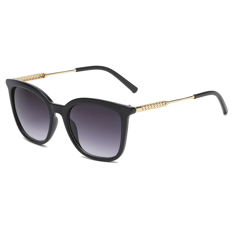 Metal Hollow Sunglasses Vintage Street Shot Sunglasses - Image 2
