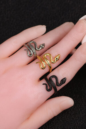 Vintage Punk-style Bold Mens Ring Open-ended And Adjustable