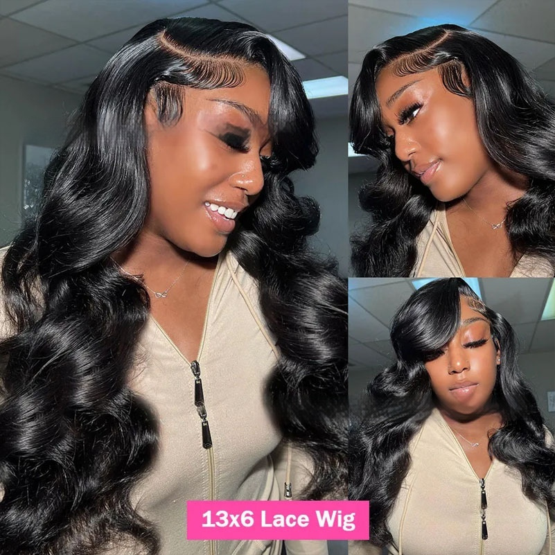 13x6 Front Lace Body Wave Lace Front Wig Human Hair - Image 2