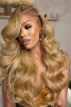 Human Hair Wig Front Lace All Real Hair 13 X4 Headgear