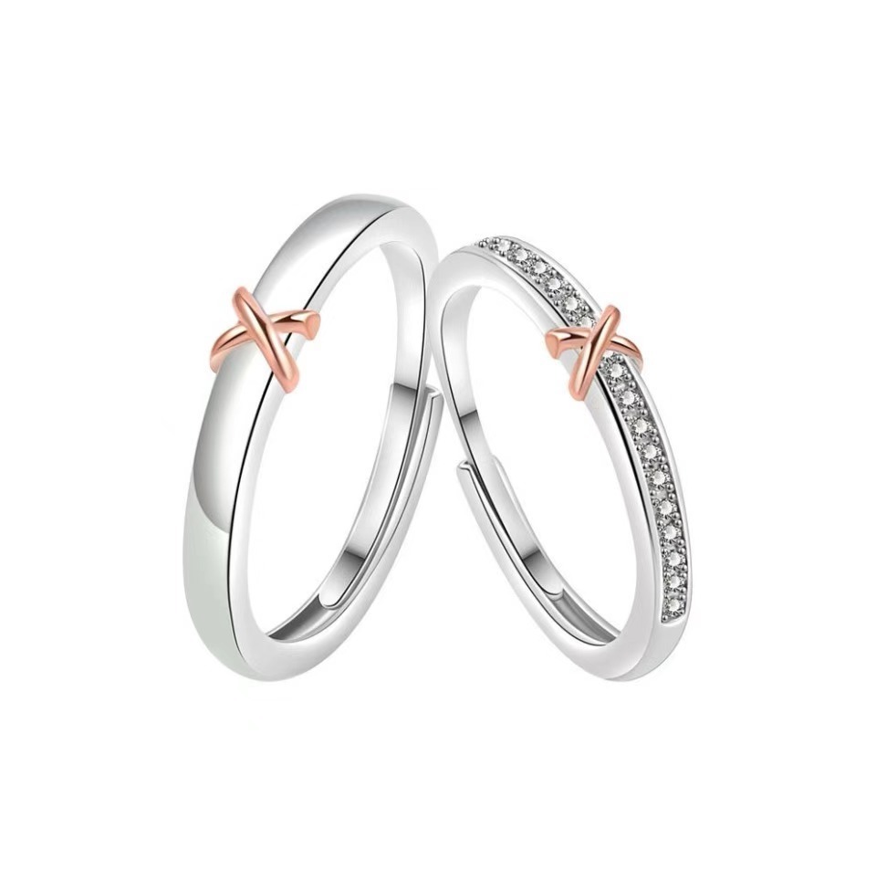 Eternal Knot Couples Ring Niche Designer Style Light Luxury Fashionable Adjustable - Image 4