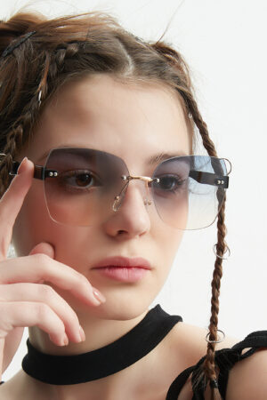 Diamond Cut Edge High-end Sunglasses For Women
