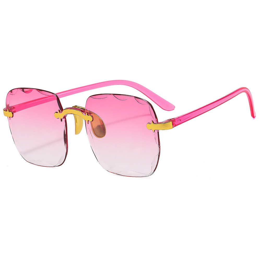 Rimless Square Sunglasses For Women - Image 8