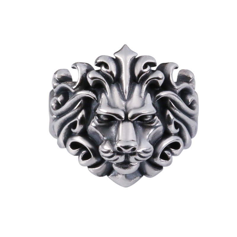 Majestic Lion Silver Jewelry Mens Silver-Plated Ring - Image 5