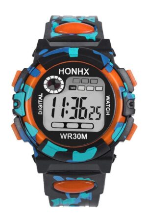 Digital Chronograph Calendar Waterproof One-eye Camouflage Sports Watch