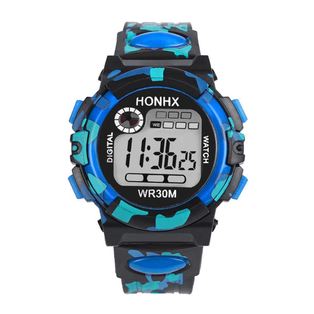 Digital Chronograph Calendar Waterproof One-eye Camouflage Sports Watch - Image 8