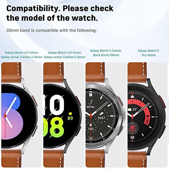 Leather Watch Strap Suitable For GT3 Pro GTR3 20 Mm 22 Mm - Image 3