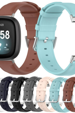 Suitable For Round-end Leather Watch Straps Solid-color Leather Wristbands All
