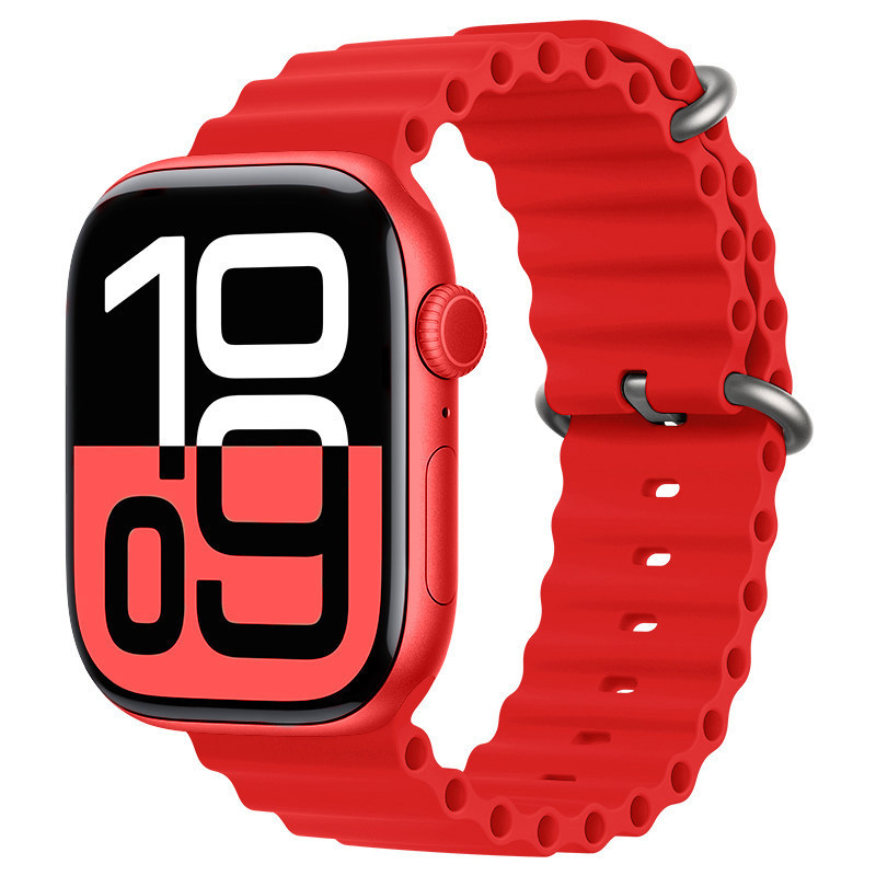 Multicolor Fluororubber Marine Watch Strap - Image 3