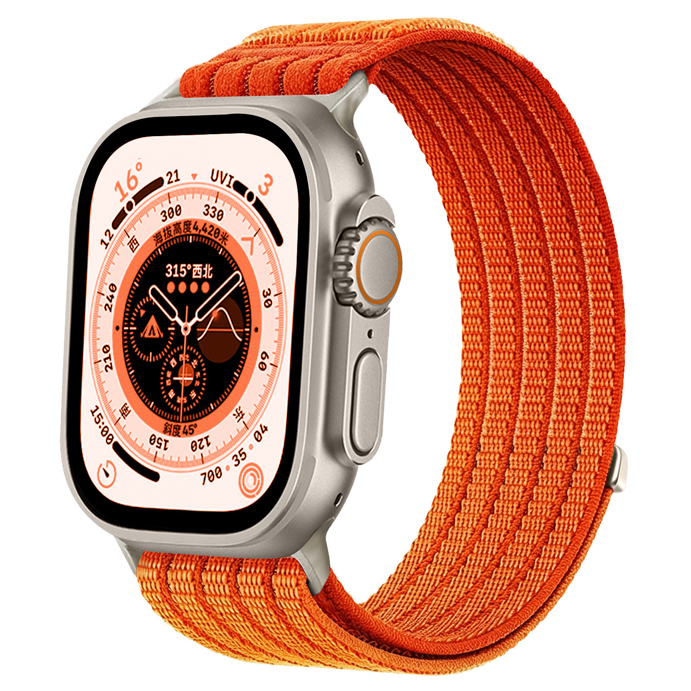 Single-loop Breathable Braided Nylon Watch Strap - Image 4