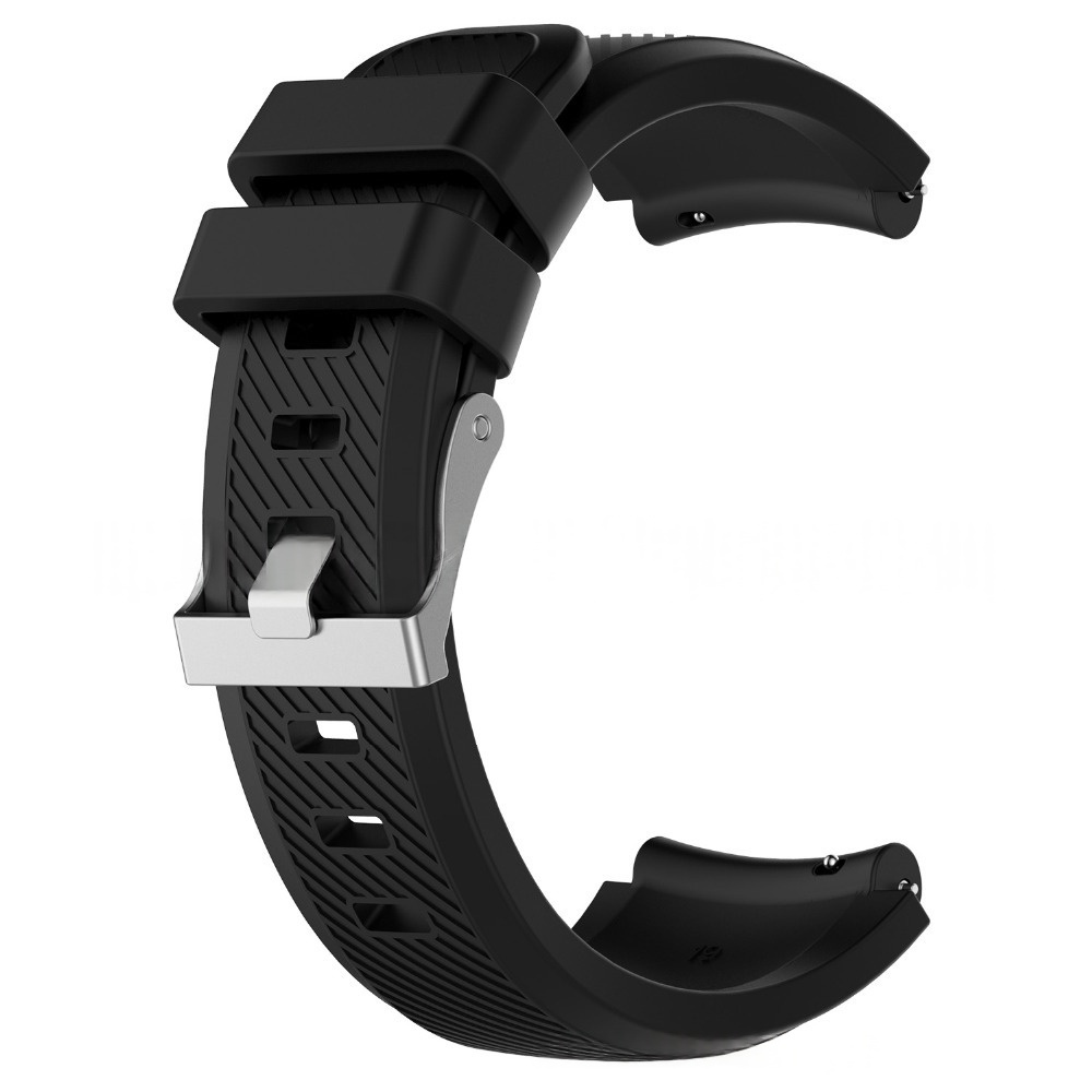 Twill Solid Color Silicone Replacement Watch Strap - Image 4