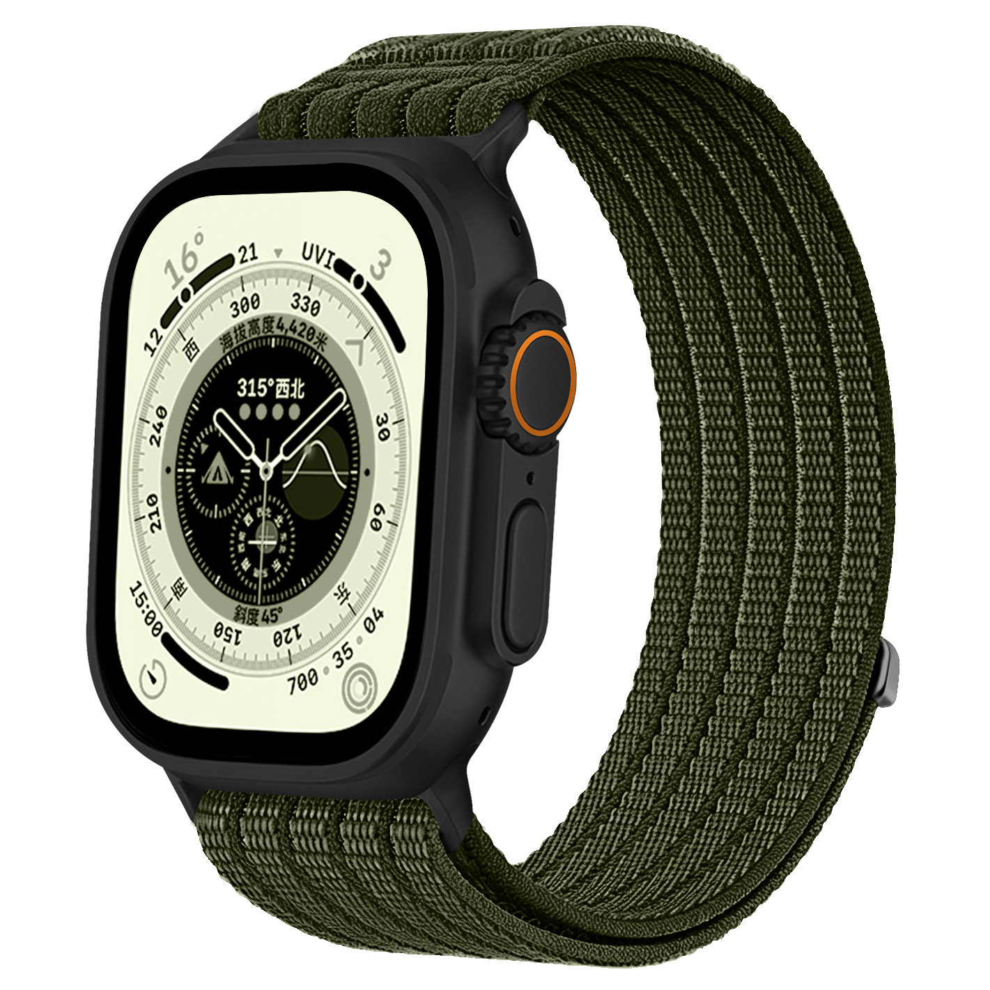 Single-loop Breathable Braided Nylon Watch Strap - Image 7