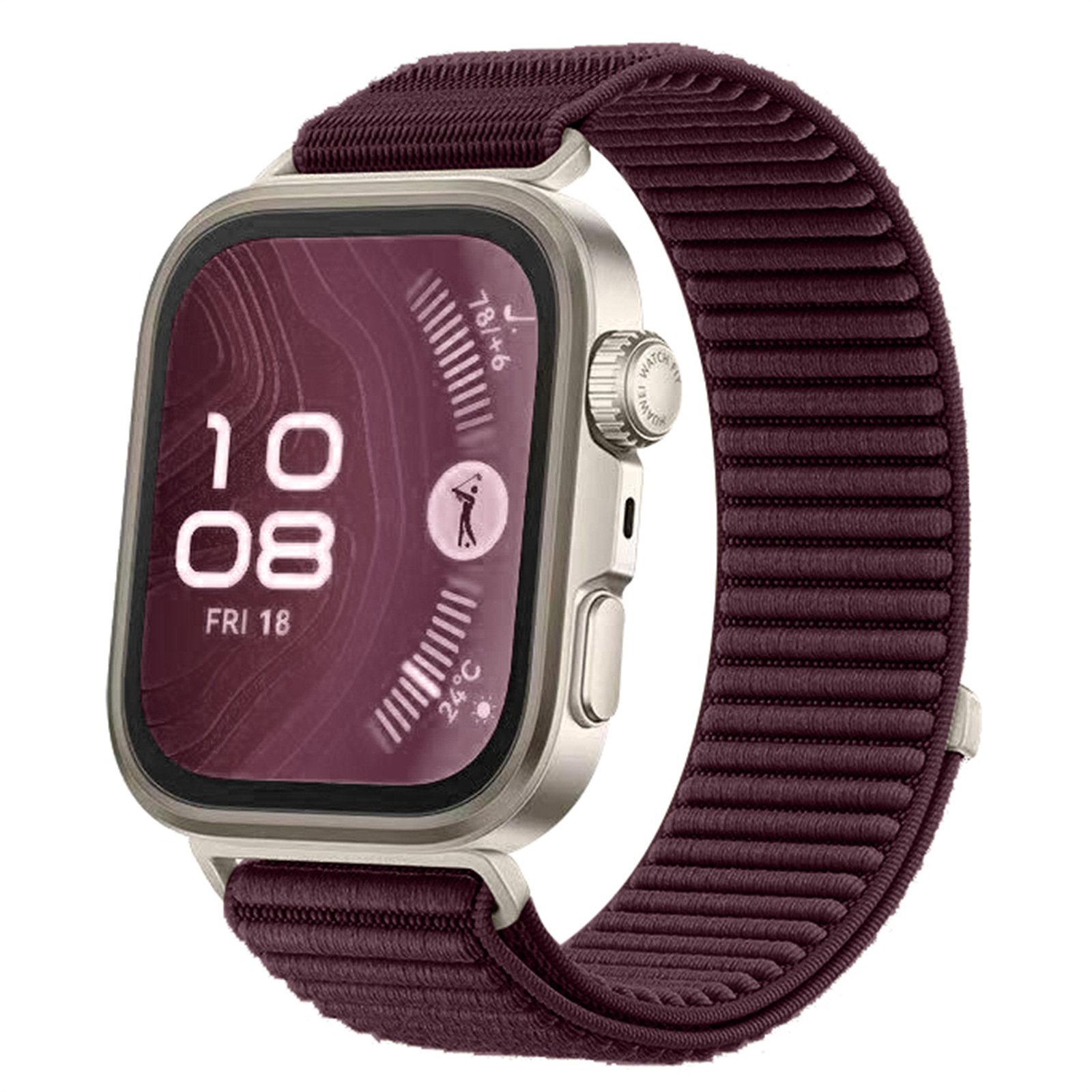 Wilderness Mountain Pattern Nylon Loop Strap - Image 3