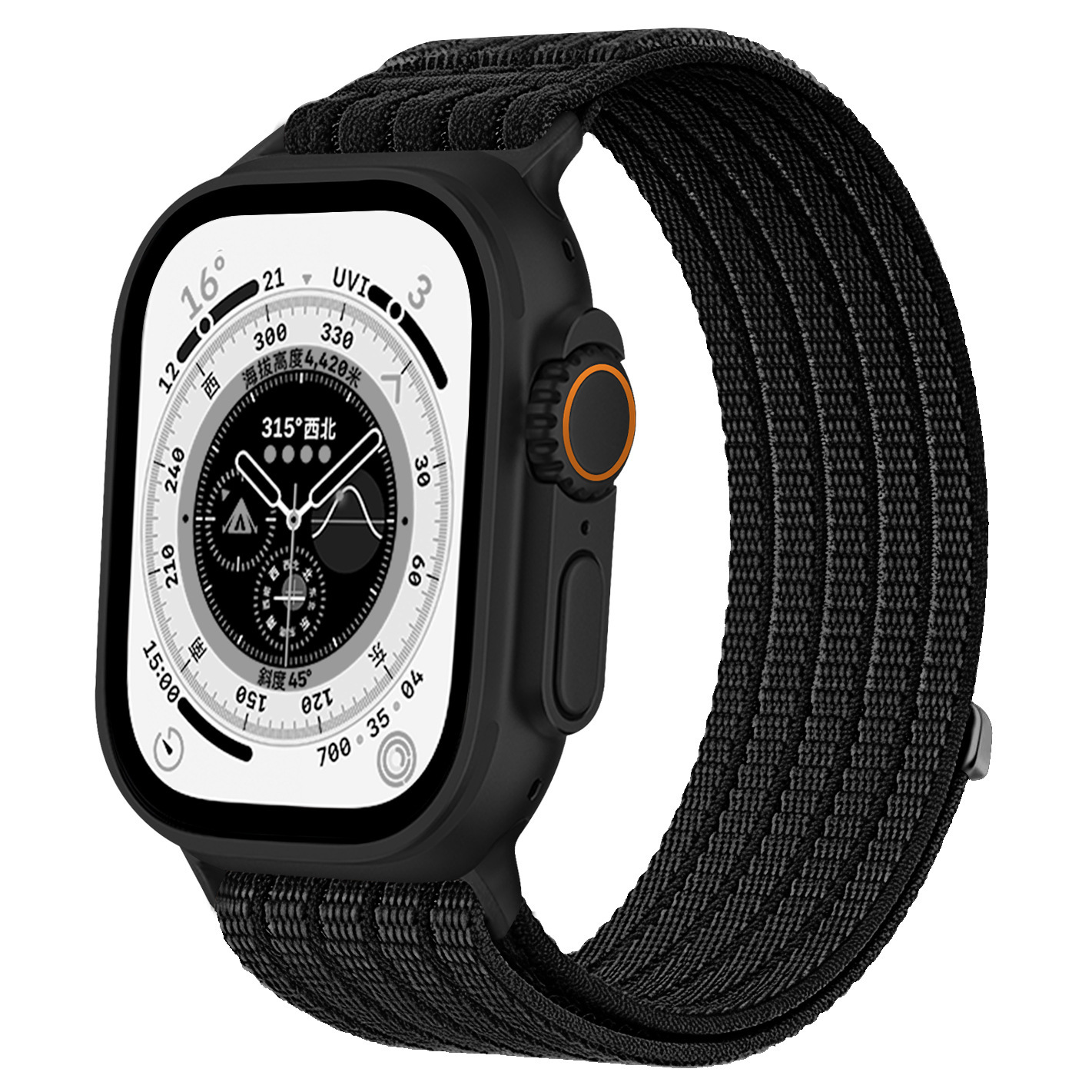Single-loop Breathable Braided Nylon Watch Strap - Image 5