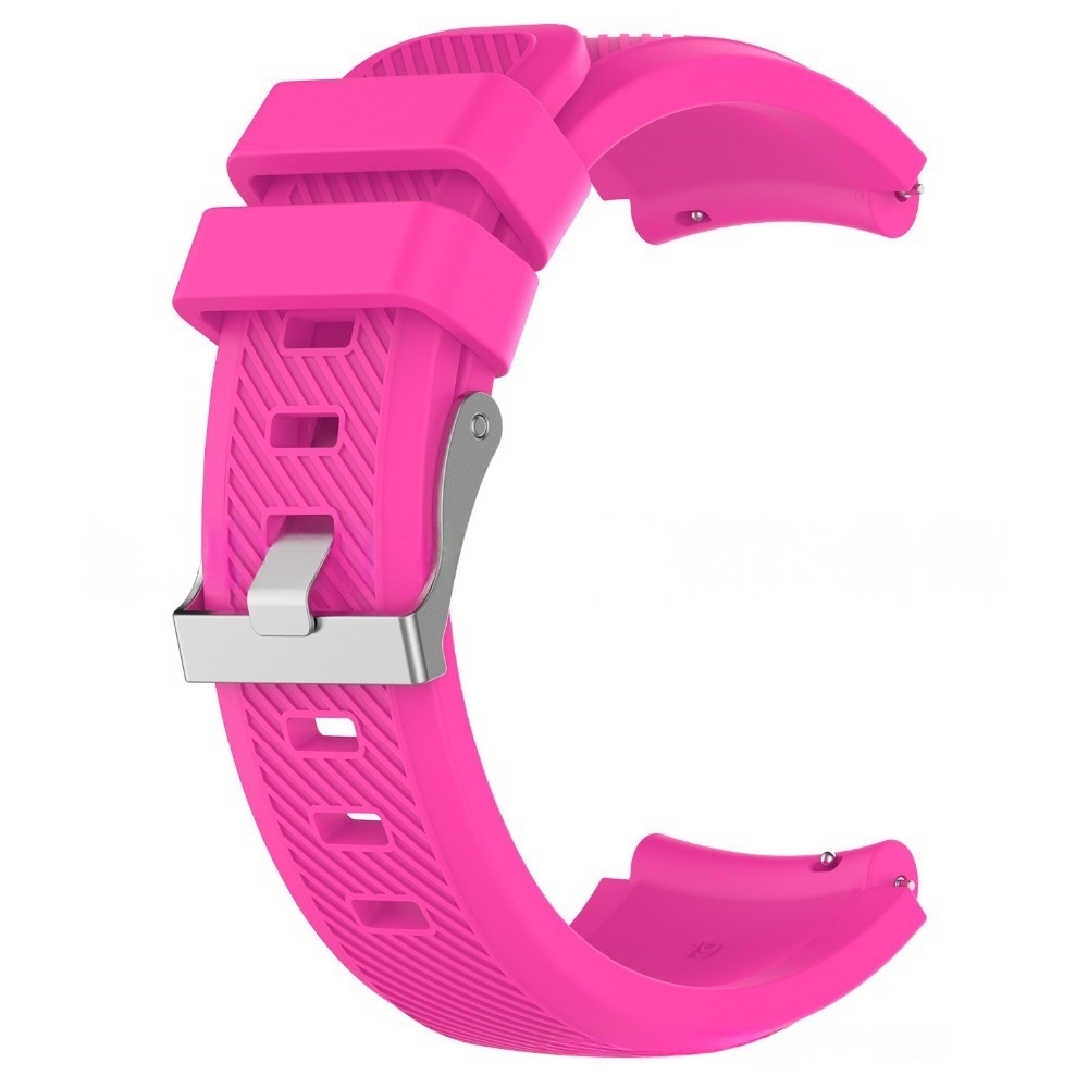 Twill Solid Color Silicone Replacement Watch Strap - Image 10